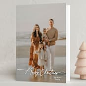 "Noël minimal" - Holiday Cards in Eggnog by Benita Crandall - Folded Card