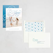 "Holiday Tides" - Holiday Cards in Azul by Paige Rothhaar - Assembled