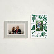 "Bauble & Bow" - Holiday Cards in Fir by Corinne Malesic - Photo Orientation Options