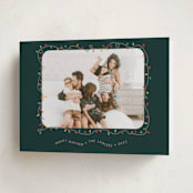 "Crazy Lights" - Holiday Cards in Forest by Holly Whitcomb - Folded Card