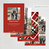 "Vienna" - Holiday Cards in Holly Berry by Julie Murray - Back of Card Options