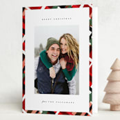 "Vienna" - Holiday Cards in Holly Berry by Julie Murray - Folded Card