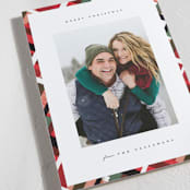 "Vienna" - Holiday Cards in Holly Berry by Julie Murray - Detail