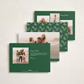 "A Little Married" - Holiday Cards in Cranberry by Sarah Brown - Back of Card Options