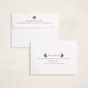 "A Little Married" - Holiday Cards in Cranberry by Sarah Brown - FREE Recipient Addressing
