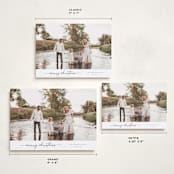 "modernist" - Holiday Cards in Snow by Christy Hy Lee - Formats Available