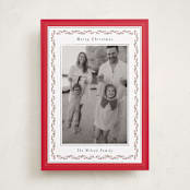 "Vintage Vine" - Holiday Cards in Holly Berry by Susan Moyal - Front