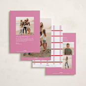 "Grosgrain Ribbon" - Holiday Cards in Gumdrop by Megan Davis - Back of Card Options