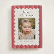 "Charm" - Holiday Cards in Cherry by Nicoletta Savod - Front