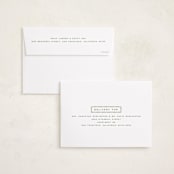 "monogram christmas stripes" - Holiday Cards in Frost by Ellen Schlegelmilch - FREE Recipient Addressing