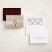 "Warm Holiday Wishes Script" - Holiday Cards in Snow by Kristen Magee - Assembled