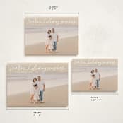 "Warm Holiday Wishes Script" - Holiday Cards in Snow by Kristen Magee - Formats Available