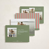 "Holiday Home" - Holiday Cards in Berry by Sara Hicks Malone - Back of Card