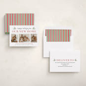 "Holiday Home" - Holiday Cards in Berry by Sara Hicks Malone - Assembled