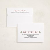 "Holiday Home" - Holiday Cards in Berry by Sara Hicks Malone - FREE Recipient Addressing
