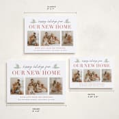 "Holiday Home" - Holiday Cards in Berry by Sara Hicks Malone - Formats Available