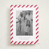 "Candy Frame" - Holiday Cards in Candy Cane by Yuliya Evseeva - Front