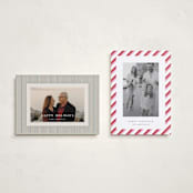 "Candy Frame" - Holiday Cards in Candy Cane by Yuliya Evseeva - Photo Orientation Options