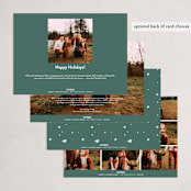 "Blowing" - Holiday Cards in Snow by Lauren Chism - Back of Card Options