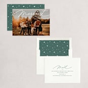 "Blowing" - Holiday Cards in Snow by Lauren Chism - Assembled