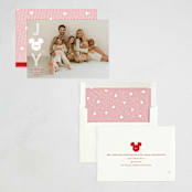 "Striped Joy" - Holiday Cards in Snow White by Alston Foster - Assembled
