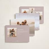 "Classique" - Holiday Cards in Earth by Nicole Walsh - Back of Card Options