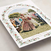 "Petite Botanicals" - Holiday Cards in Crimson by Susan Moyal - Detail