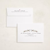 "Petite Botanicals" - Holiday Cards in Crimson by Susan Moyal - FREE Recipient Addressing
