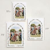 "Petite Botanicals" - Holiday Cards in Crimson by Susan Moyal - Formats Available