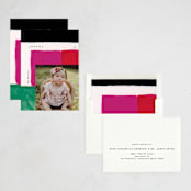 "painted blocks" - Holiday Cards in Noir by Phrosné Barwood - Assembled