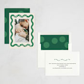 "ricrac" - Holiday Cards in Wreath by Lori Wemple - Assembled