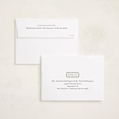"hand drawn scallop" - Holiday Cards in Olive by Sara Hicks Malone - FREE Recipient Addressing