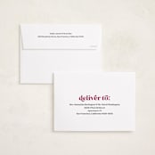 "Dashing Holiday" - Holiday Cards in Sugar Plum by Louise Kay - FREE Recipient Addressing