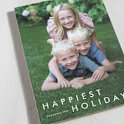 "Happy moments" - Holiday Cards in Cotton by Stacey Meacham - Detail