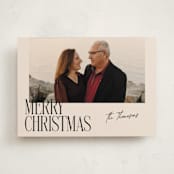 "Merry Stack" - Holiday Cards in Eggnog by Ekko Studio - Front
