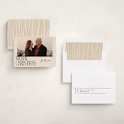 "Merry Stack" - Holiday Cards in Eggnog by Ekko Studio - Assembled