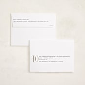 "Merry Stack" - Holiday Cards in Eggnog by Ekko Studio - FREE Recipient Addressing