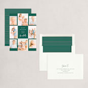 "Signed" - Holiday Cards in Emerald by Lauren Chism - Assembled
