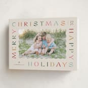"Sugar Cookie" - Holiday Cards in Vanilla by Jennifer Wick - Folded Card