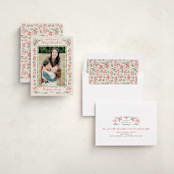 "Christmas Wish" - Holiday Cards in Peppermint by Paper Sun Studio - Assembled
