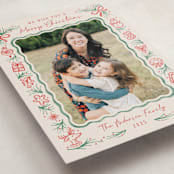 "Christmas Wish" - Holiday Cards in Peppermint by Paper Sun Studio - Detail