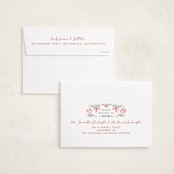 "Christmas Wish" - Holiday Cards in Peppermint by Paper Sun Studio - FREE Recipient Addressing