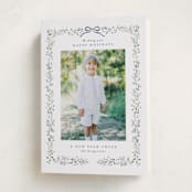 "Bountiful Boughs" - Holiday Cards in Bluebell by Itsy Belle Studio - Folded Card