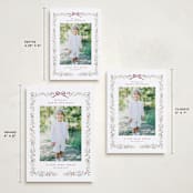 "Bountiful Boughs" - Holiday Cards in Cranberry by Itsy Belle Studio - Formats Available