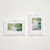 "Bountiful Boughs" - Holiday Cards in Bluebell by Itsy Belle Studio - Photo Orientation Options