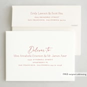 "Simple name" - Holiday Cards in Snowflake by Brooke Chandler - FREE Recipient Addressing