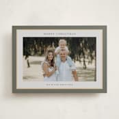 "Frame" - Holiday Cards in Sage by Nicole Walsh - Front