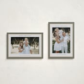 "Frame" - Holiday Cards in Sage by Nicole Walsh - Photo Orientation Options