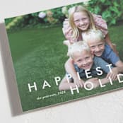 "Happy moments" - Holiday Cards in Cotton by Stacey Meacham - Detail