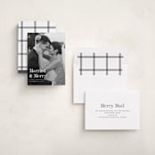 "Eternally Merry" - Holiday Cards in Snow by Megan Davis - Assembled